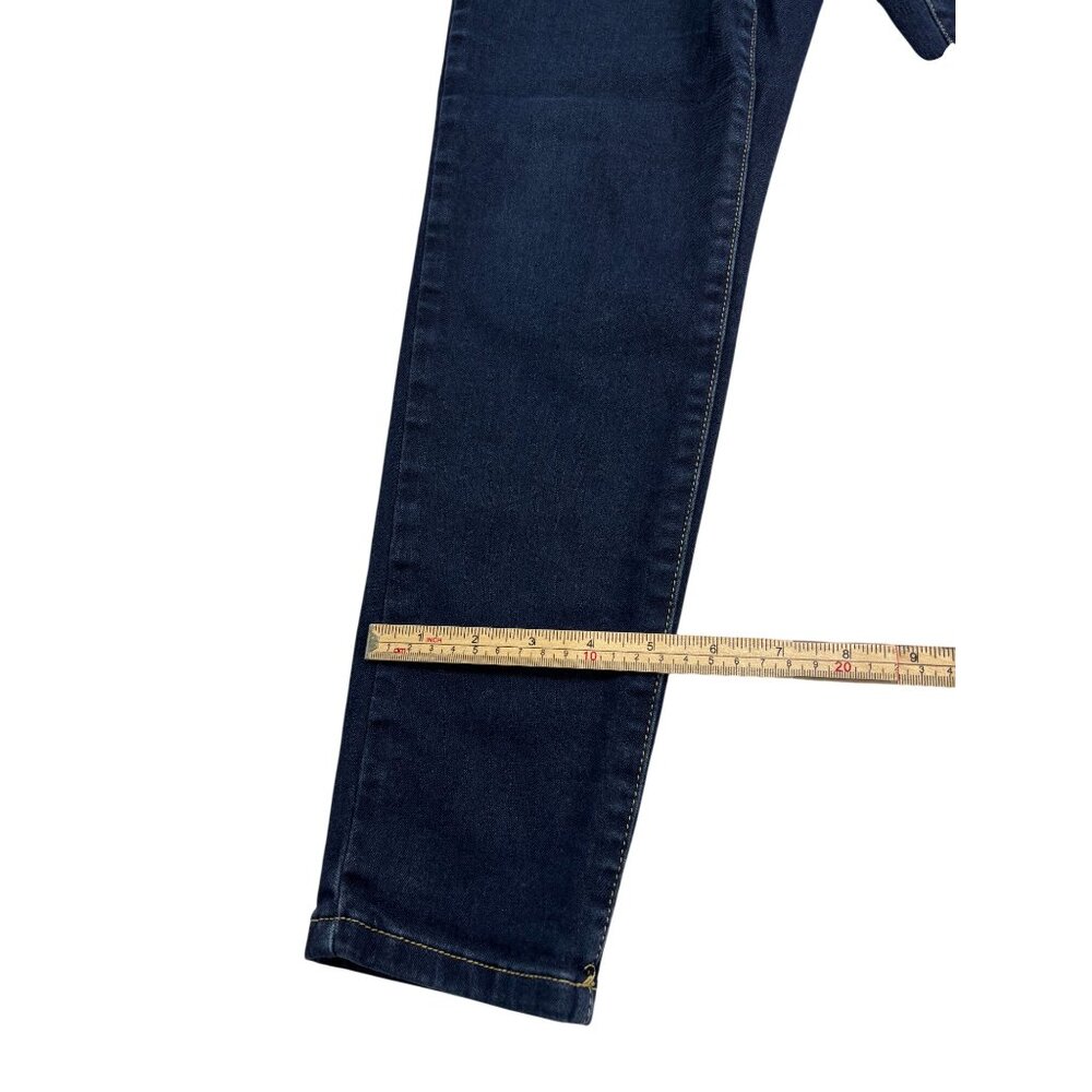 Michael Kors Izzy Skinny Ankle Jeans Size 10 Dark Wash Womens Denim Pants - Picture 6 of 12